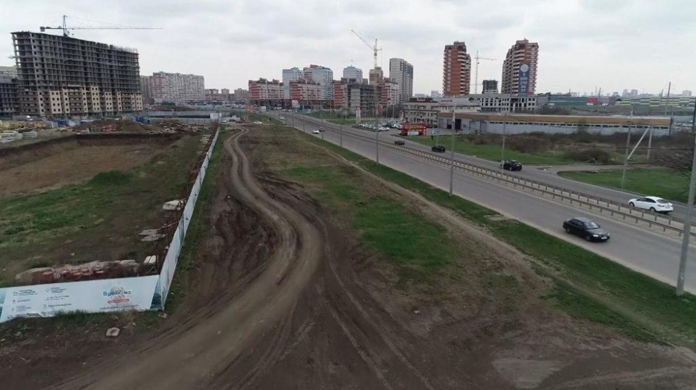 В Музыкальном микрорайоне Краснодара начали строить сквер В Музыкальном микрорайоне Краснодара начали строить сквер