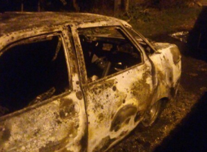 В Прикубанском округе Краснодара сгорел отечественный автомобиль В Прикубанском округе Краснодара сгорел отечественный автомобиль