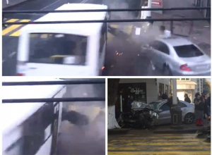 Появилось видео ДТП в Краснодаре: водитель автобуса вылетел через пассажирское окно Появилось видео ДТП в Краснодаре: водитель автобуса вылетел через пассажирское окно