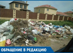 «Наш поселок превратили в свалку», - жители Краснодара «Наш поселок превратили в свалку», - жители Краснодара