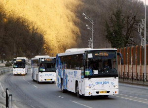 100 дополнительных автобусов появятся в Сочи перед Чемпионатом мира по футболу 100 дополнительных автобусов появятся в Сочи перед Чемпионатом мира по футболу