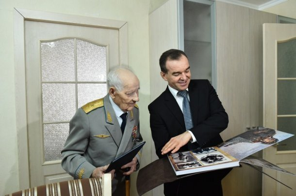 Ветерана на Кубани со столетнем юбилеем поздравил Владимир Путин Ветерана на Кубани со столетнем юбилеем поздравил Владимир Путин