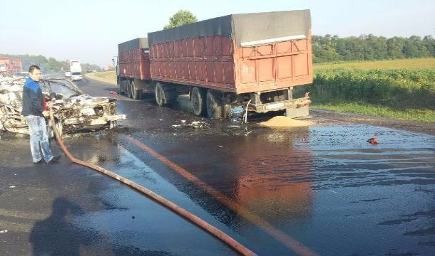 В Успенском районе водитель «Нивы» заживо сгорел в ДТП В Успенском районе водитель «Нивы» заживо сгорел в ДТП
