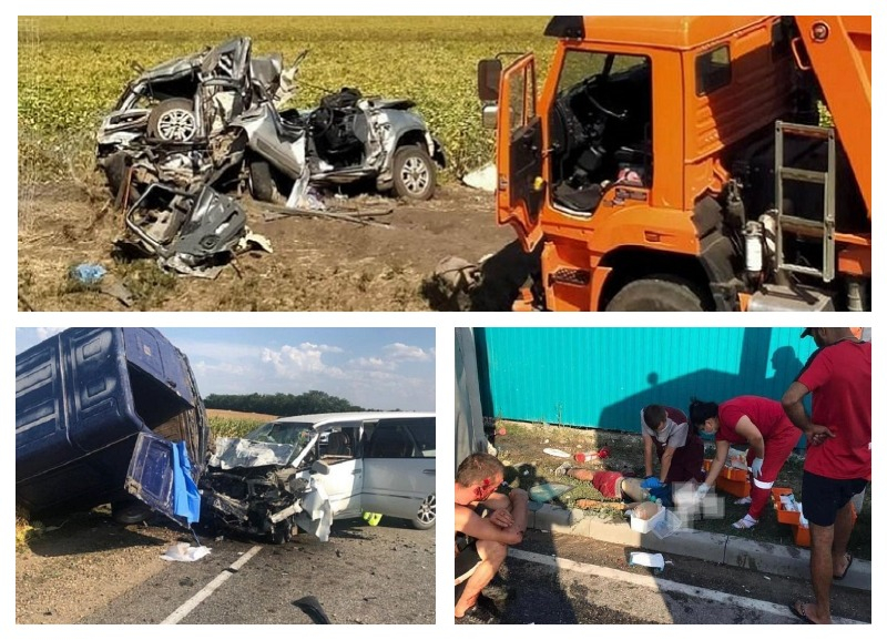 В ДТП на Кубани погибли два человека и десять оказались в больнице В ДТП на Кубани погибли два человека и десять оказались в больнице