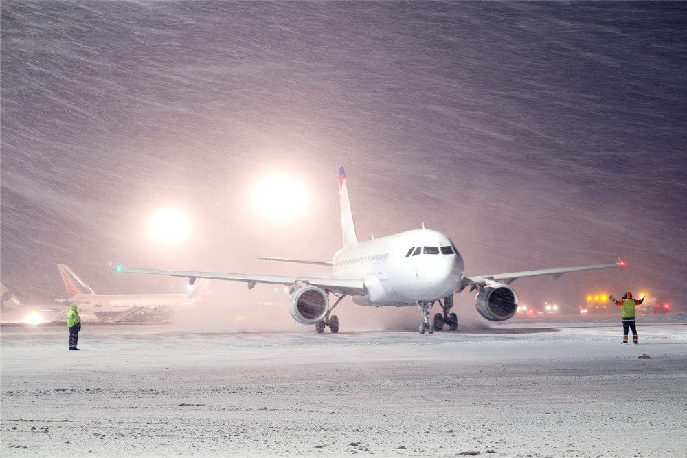 В аэропорту Краснодара задержаны 25 рейсов из-за погодных условий