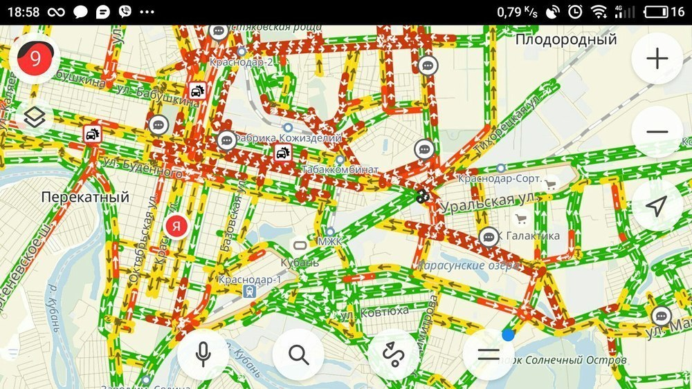 Показать пробки на карте. Навигатор пробки 9 баллов. Карта пробок Краснодара. Краснодарские пробки на карте. Яндекс пробки Краснодар.