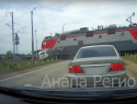 Очевидцы сняли на видео железнодорожную катастрофу под Анапой