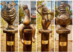 В Краснодаре появились скульптуры персонажей ругательного фольклора