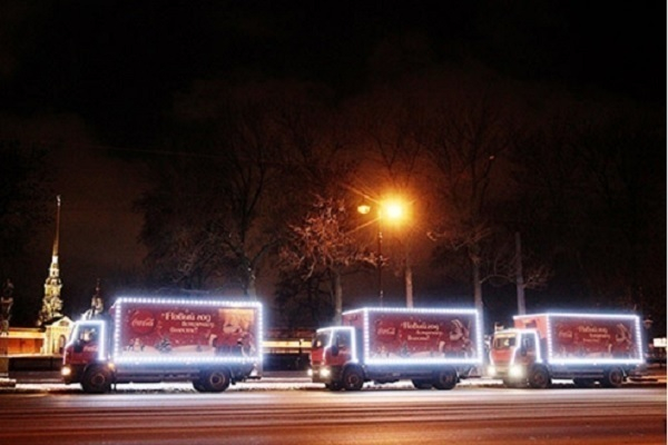 На Кубань приедут новогодние грузовики из легендарной рекламы Coca-Cola
