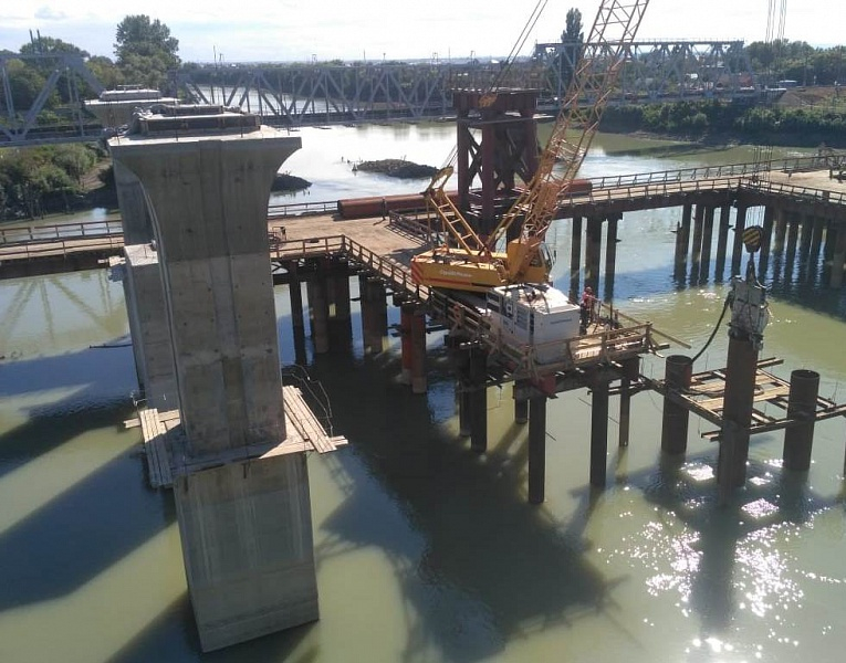 Строительство Яблоновского моста в Краснодаре завершат к концу 2023 года