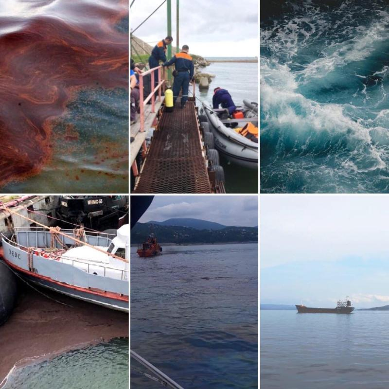 Убиваем всё живое: на Кубани за пять месяцев зафиксировали семь крупных ЧП с разливом нефти в Чёрном море